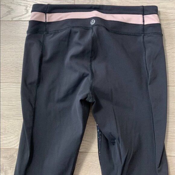 Lululemon Give Me Qi Crop Butterfly Texture Mink - Picture 7 of 14